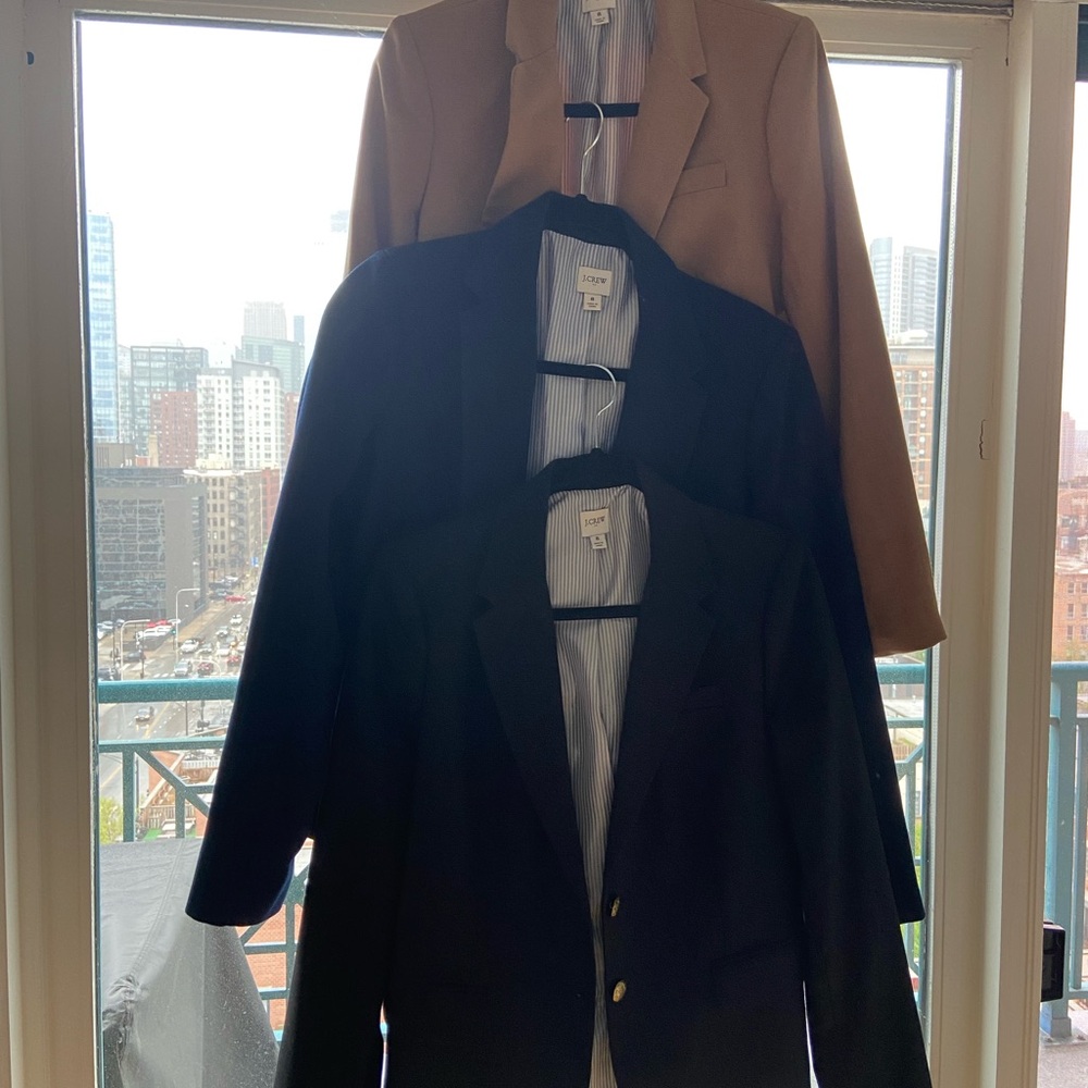 J. Crew Blazer Set - Camel, Navy, Black